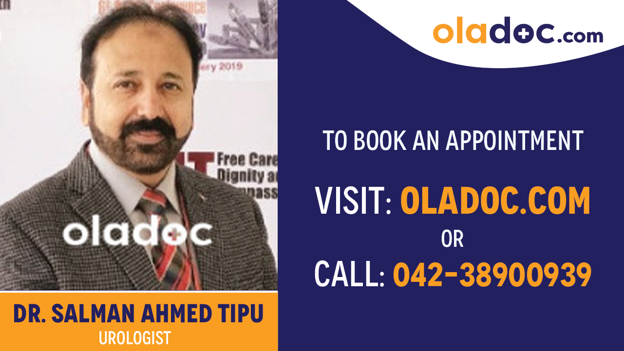 Book appointment with Dr. Salman Ahmed Tipu-best Urologist in Rawalpindi